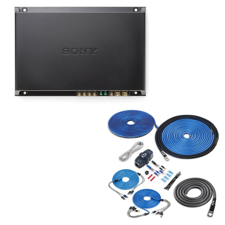 Sony XM-GS6DSP with NVX 8 Gauge Amp Kit Image 1