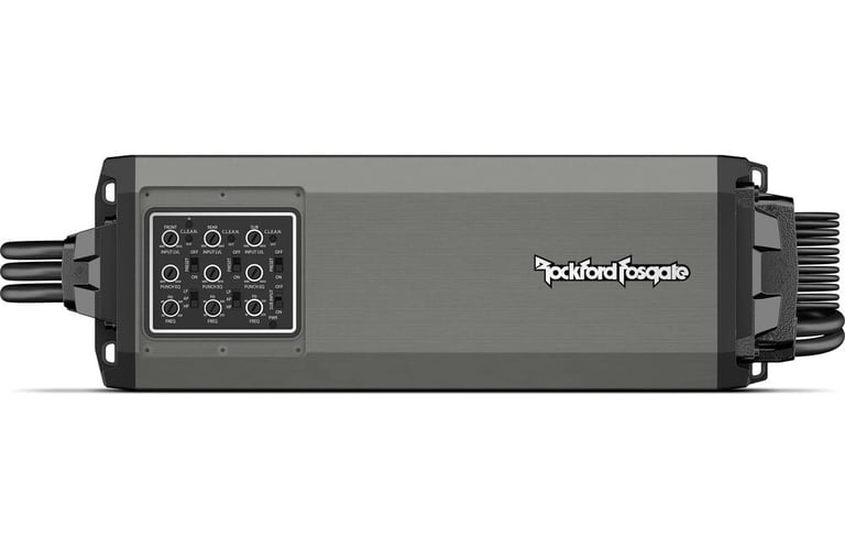 Rockford Fosgate M5-1500X5 with NVX 4 Gauge Amp Kit Image 2