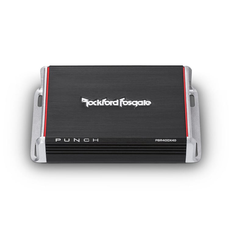 Rockford Fosgate PBR400X4D with NVX 8 Gauge Amp Kit Image 3
