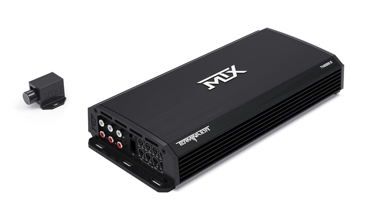 MTX TN8005 (TN800.5) with NVX 4 Gauge Amp Kit Image 5