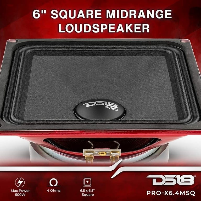 DS18 PRO-X6.4MSQ (Sold Individually) with Sound Damping Image 7