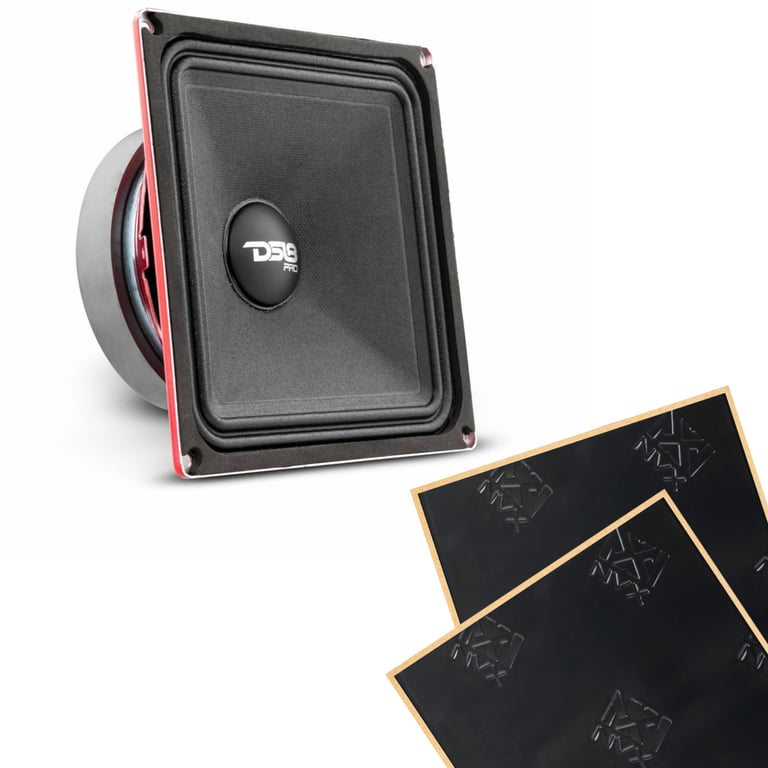 DS18 PRO-X6.4MSQ (Sold Individually) with Sound Damping Image 1