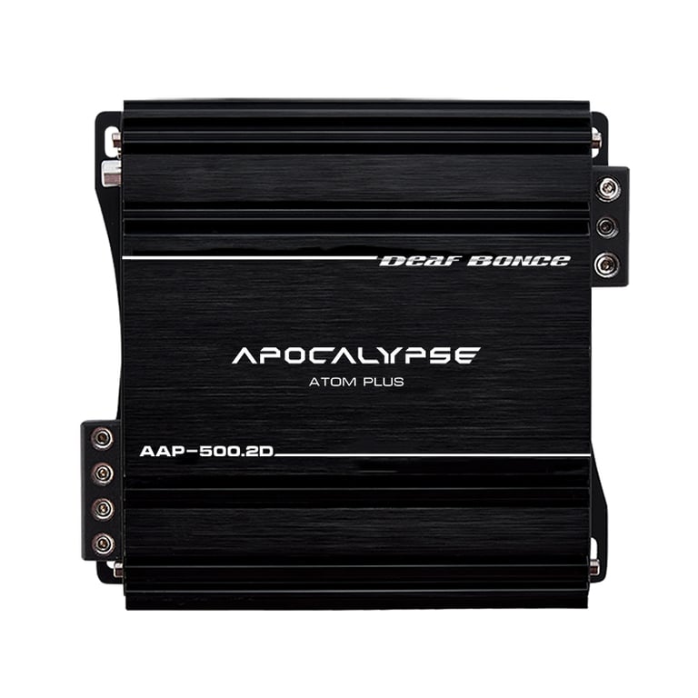 Deaf Bonce Apocalypse Atom 500.2 Pro with Belva 4 Gauge Amp Kit Image 2