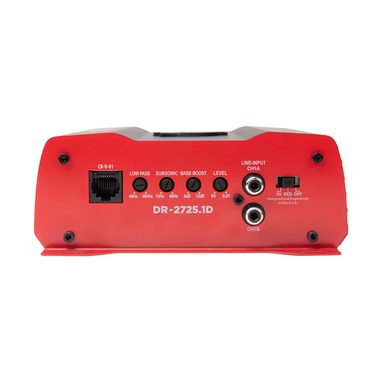 Crunch DR-2725.1D with Belva 4 Gauge Amp Kit Image 5