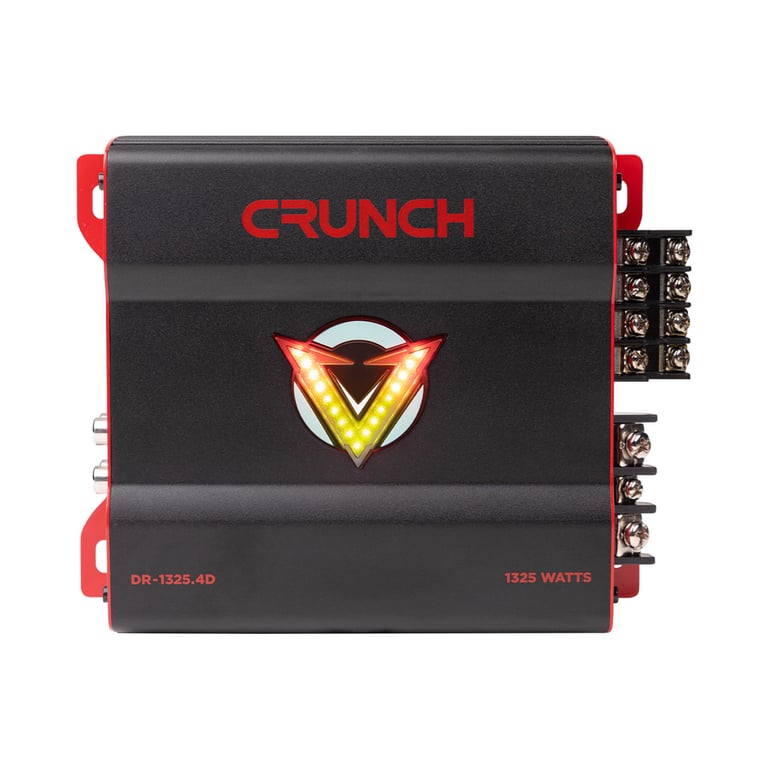 Crunch DR-1325.4D with Belva 4 Gauge Amp Kit Image 3