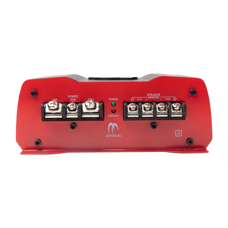 Crunch DR-2125.2D with Belva 4 Gauge Amp Kit Image 6