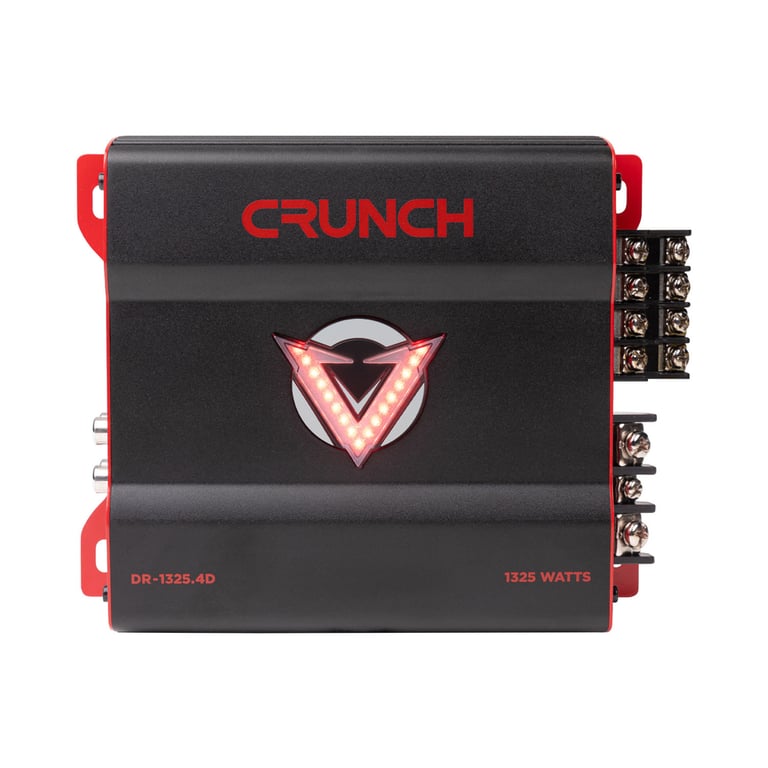 Crunch DR-1325.4D with Belva 4 Gauge Amp Kit Image 4