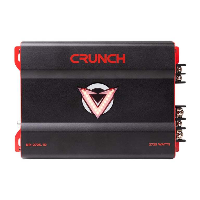 Crunch DR-2725.1D with Belva 4 Gauge Amp Kit Image 4