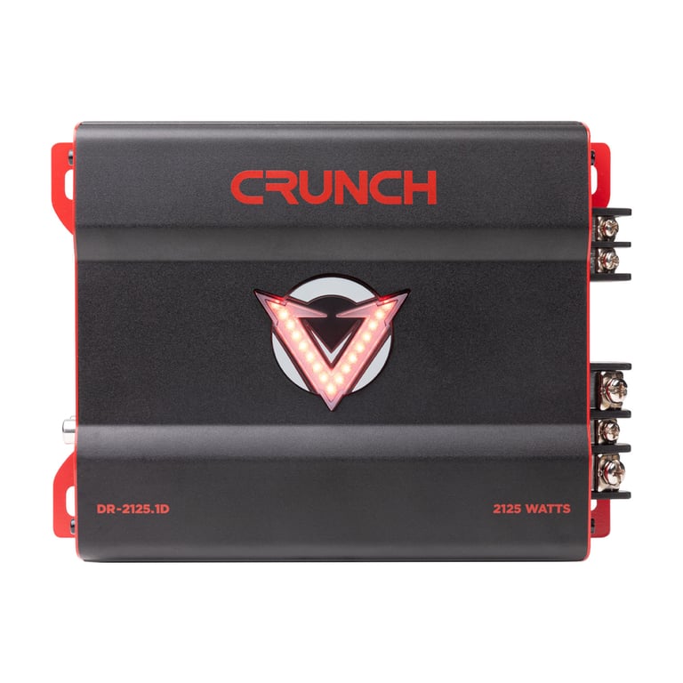 Crunch DR-2125.1D with Belva 4 Gauge Amp Kit Image 4
