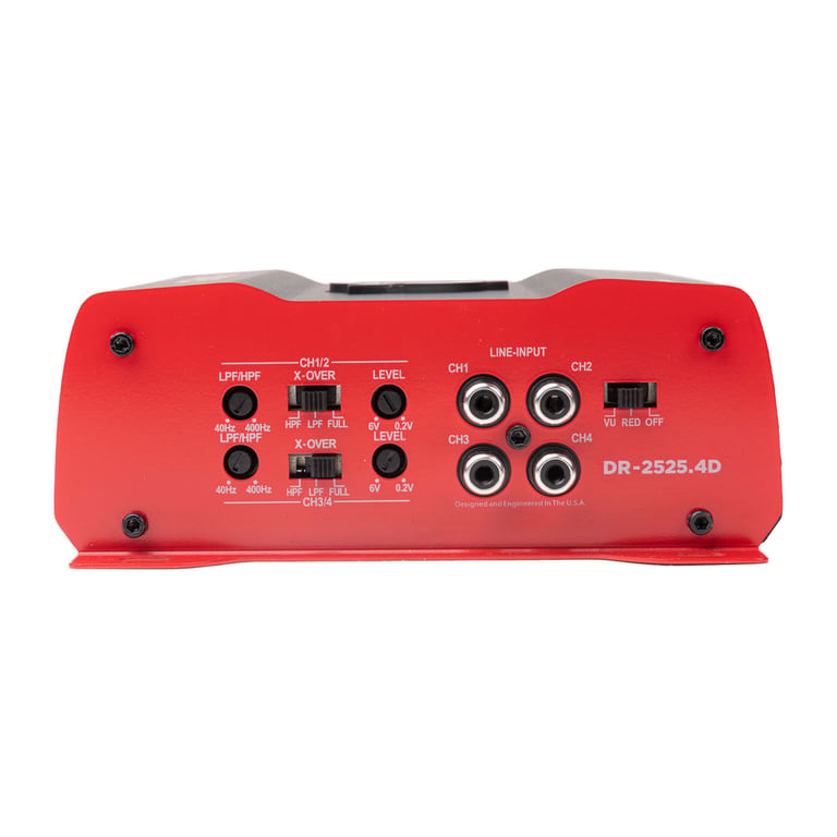Crunch DR-2525.4D with Belva 4 Gauge Amp Kit Image 5