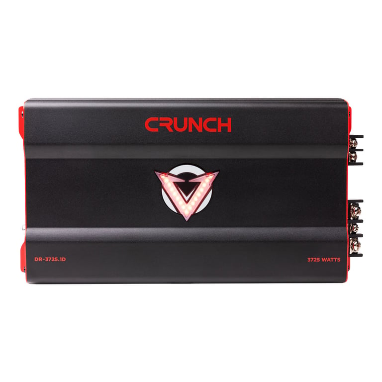 Crunch DR-3725.1D with Belva 4 Gauge Amp Kit Image 4