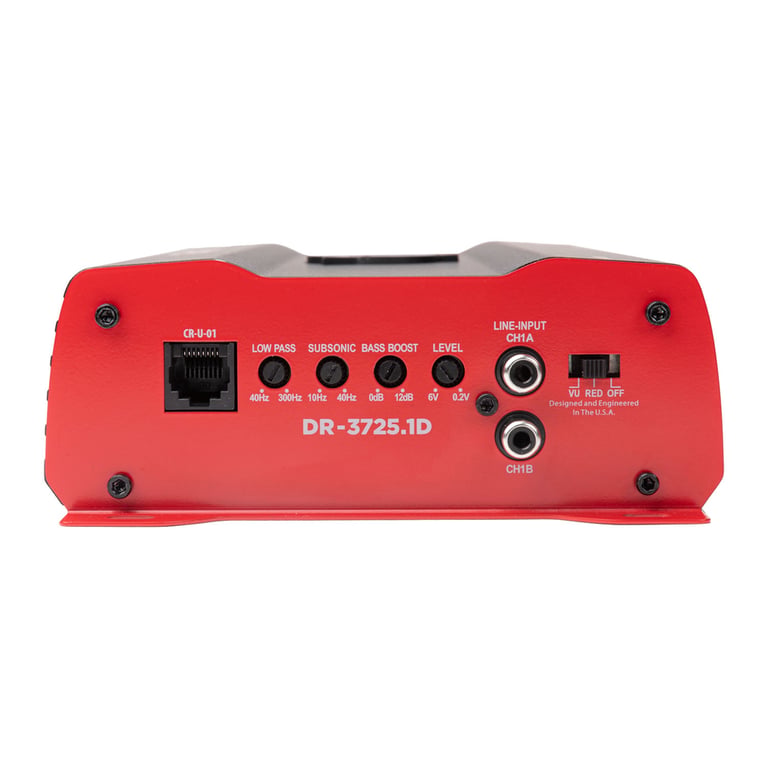 Crunch DR-3725.1D with Belva 4 Gauge Amp Kit Image 5
