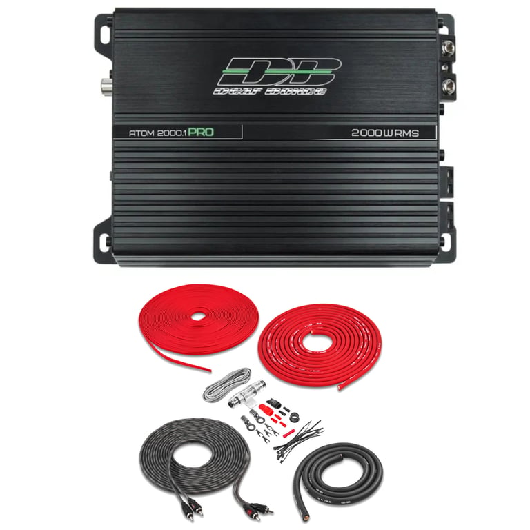 Deaf Bonce Apocalypse 2000.1 Pro with Belva 4 Gauge Amp Kit Image 1