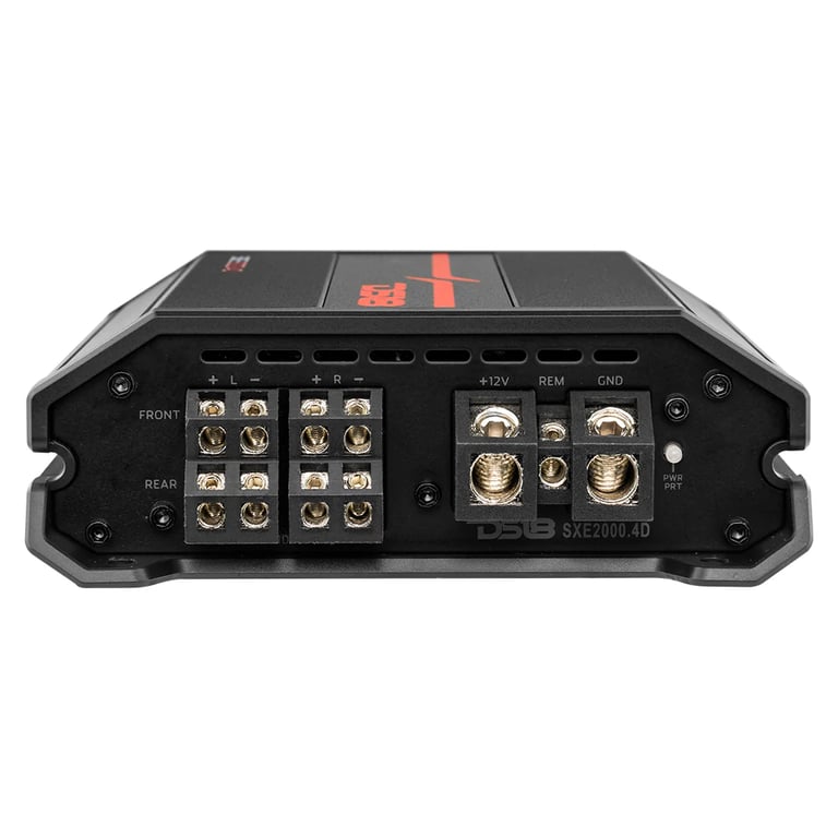 DS18 SXE-2000.4D/BK (Black) with Belva 4 Gauge Amp Kit Image 5