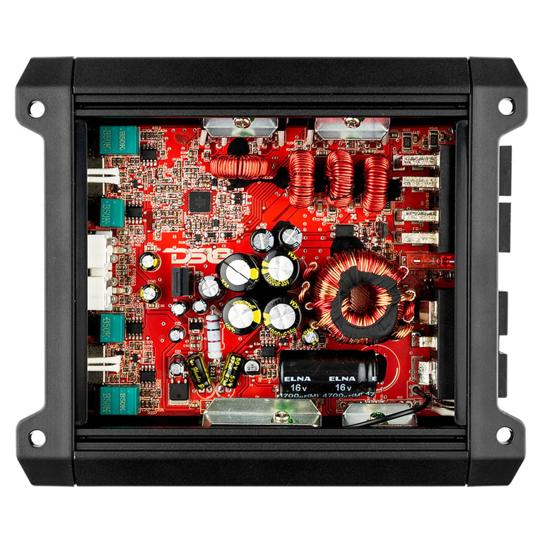 DS18 SXE-2000.4D/BK (Black) with Belva 4 Gauge Amp Kit Image 3
