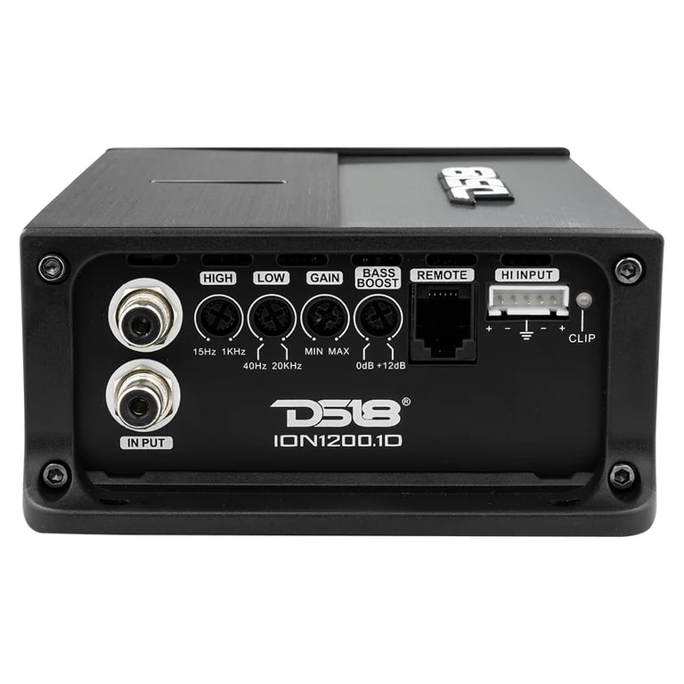 DS18 ION1200.1D with Belva 4 Gauge Amp Kit Image 5