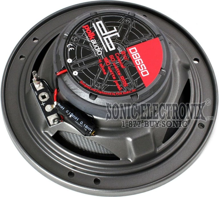 Polk Audio db650 6-1/2" 2-way Coaxial Speakers Image 5