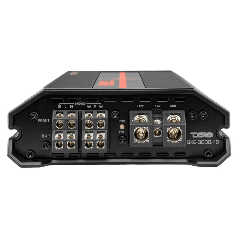 DS18 SXE-3000.4D/BK (Black) with Belva 4 Gauge Amp Kit Image 5