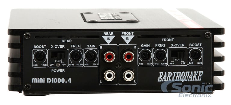 Earthquake MiNi D1000.4 with Belva 8 Gauge Amp Kit Image 5