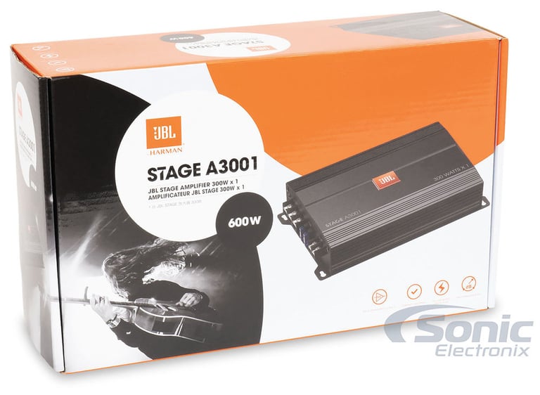 JBL Stage A3001 with Belva 8 Gauge Amp Kit Image 7