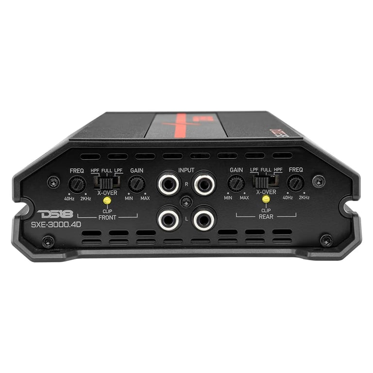 DS18 SXE-3000.4D/BK (Black) with Belva 4 Gauge Amp Kit Image 4
