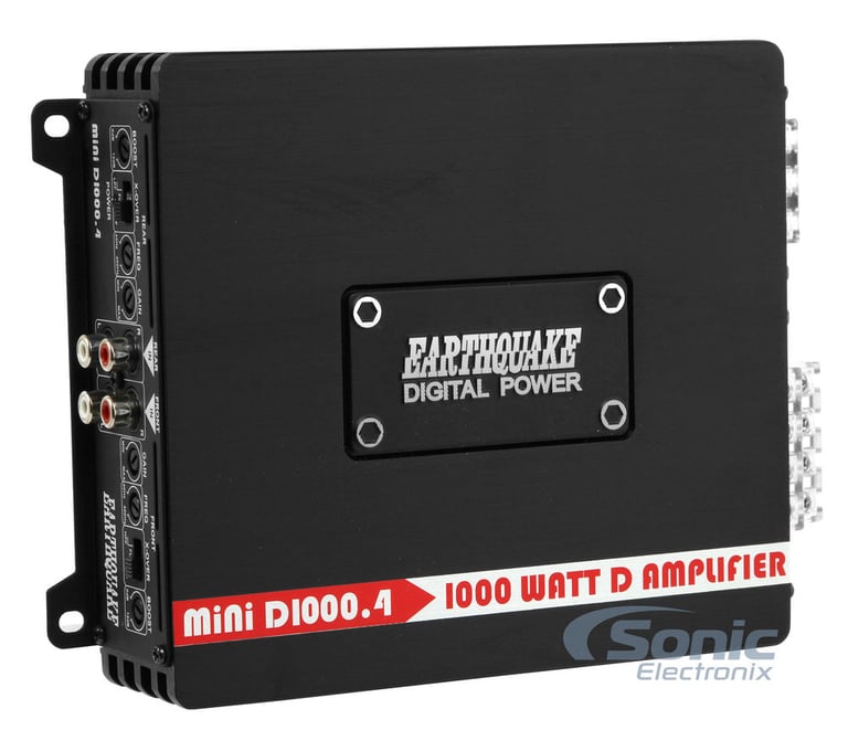 Earthquake MiNi D1000.4 with Belva 8 Gauge Amp Kit Image 4
