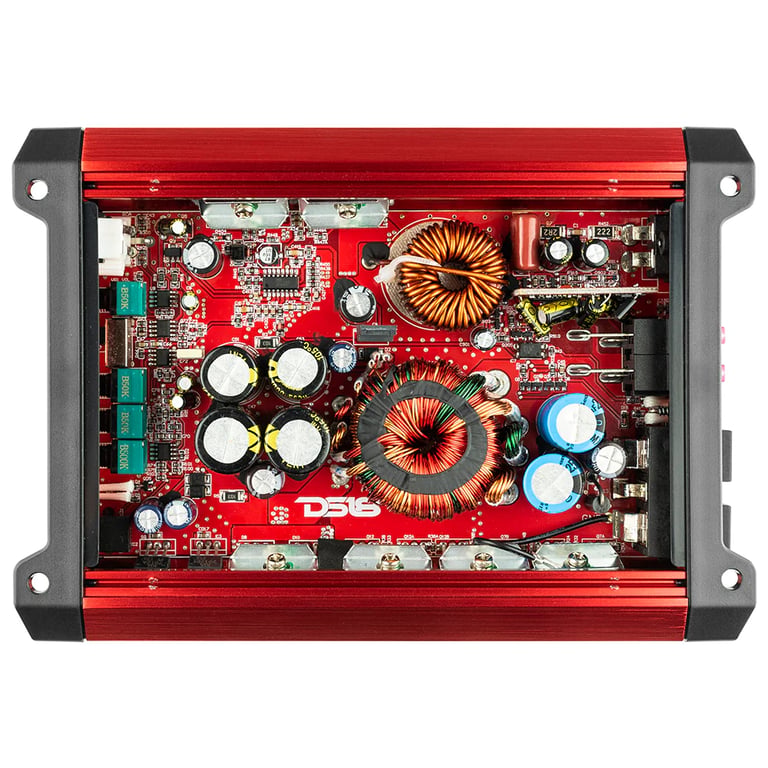DS18 SXE-2500.1D/RD (Red) with Belva 4 Gauge Amp Kit Image 3