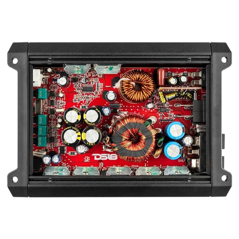DS18 SXE-2500.1D/BK (Black) with Belva 4 Gauge Amp Kit Image 3