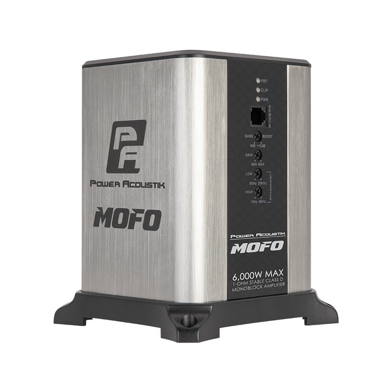 Power Acoustik MOFO1-6KD with Belva 4 Gauge Amp Kit Image 2