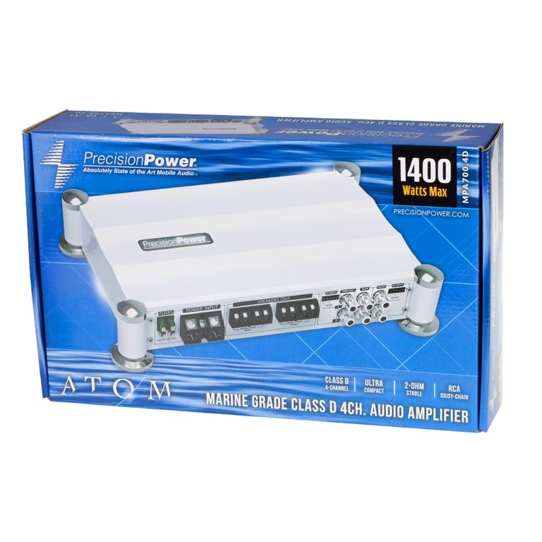 Precision Power (PPI) MPA700.4D with Belva 4 Gauge Amp Kit Image 6