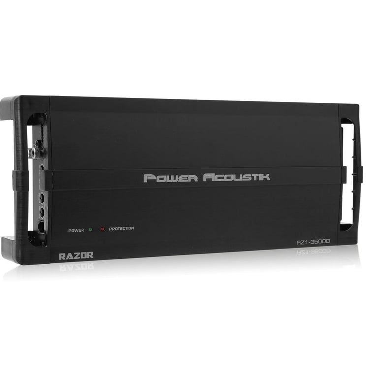 Power Acoustik RZ1-3500D with Belva 4 Gauge Amp Kit Image 4
