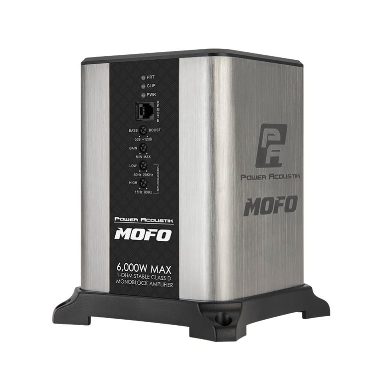 Power Acoustik MOFO1-6KD with Belva 4 Gauge Amp Kit Image 4
