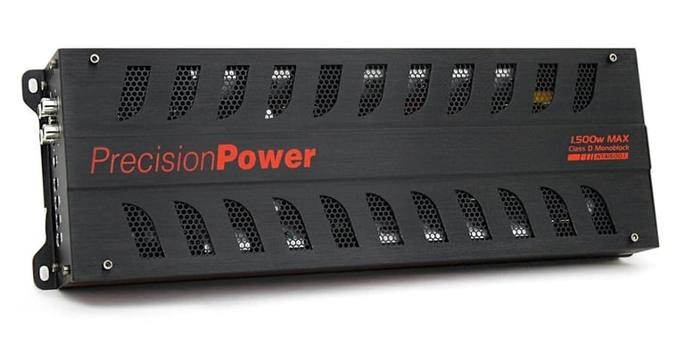 Precision Power NTA1500.1 with Belva 8 Gauge Amp Kit Image 3