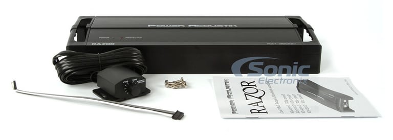 Power Acoustik RZ1-3500D with Belva 4 Gauge Amp Kit Image 10