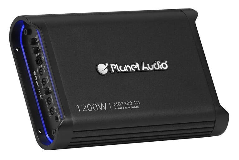 Planet Audio MB1200.1D with Belva 8 Gauge Amp Kit Image 2
