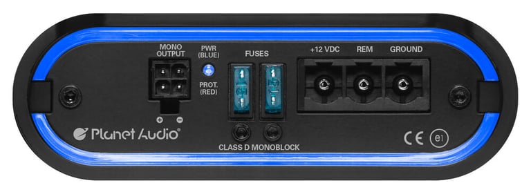 Planet Audio MB1200.1D with Belva 8 Gauge Amp Kit Image 4