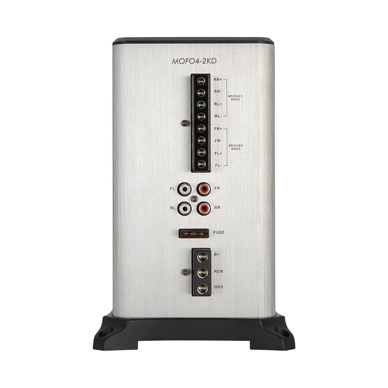 Power Acoustik MOFO4-2KD with Belva 8 Gauge Amp Kit Image 3
