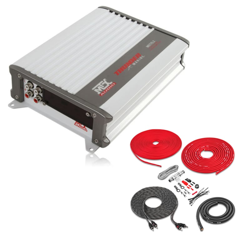 MTX Audio WET75.2 with Belva 4 Gauge Amp Kit Image 1