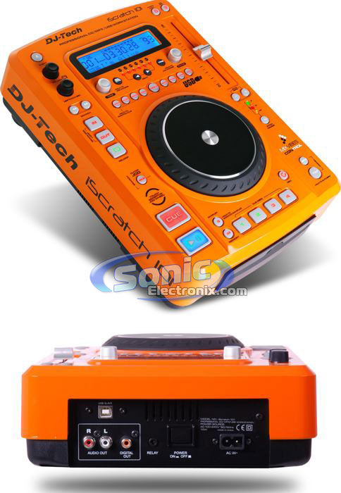 DJ Tech iScratch 101 (Orange) Image 1