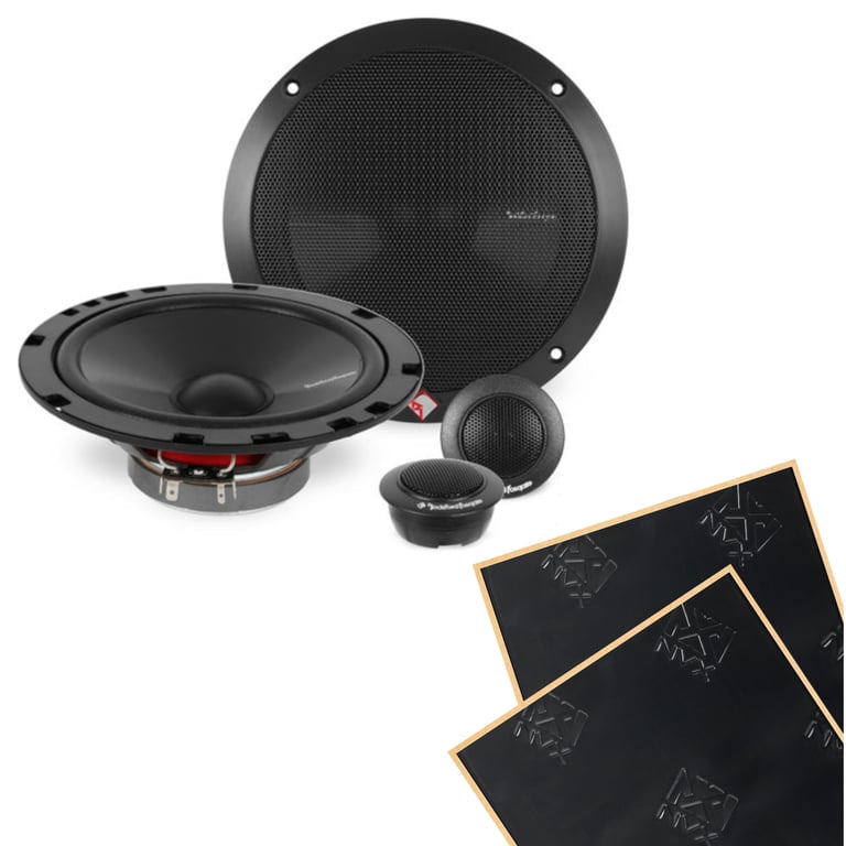 Rockford Fosgate PRIME R1675-S with Sound Damping Image 1