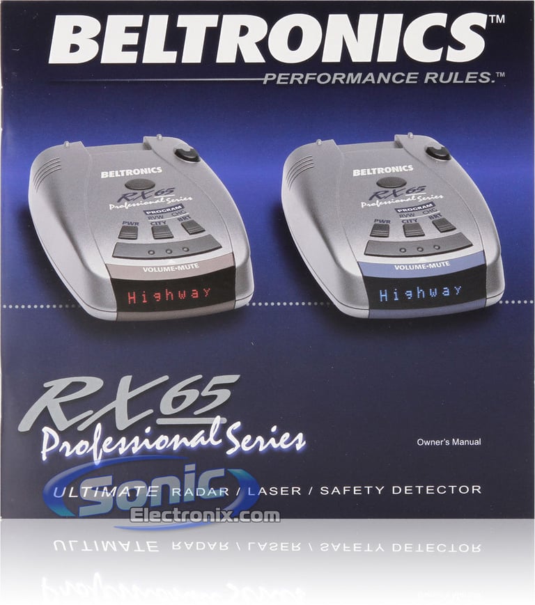 BEL Beltronics Pro RX65 Red Image 8