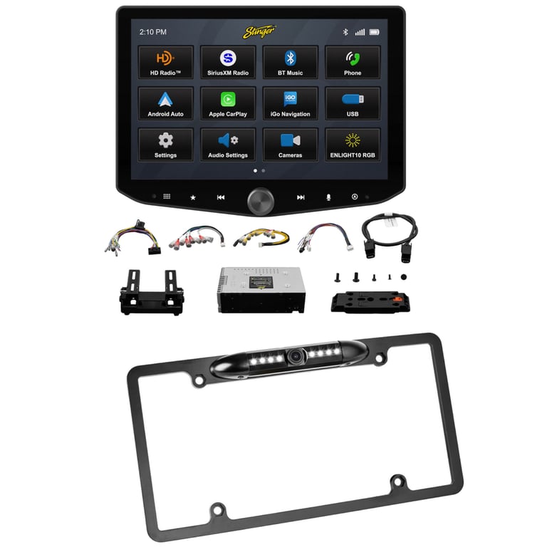 Stinger HORIZON10 IX210 with License Plate Camera Image 1