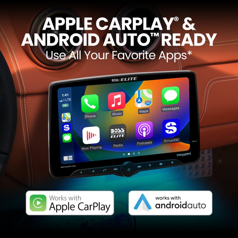 Boss BE12ACP.WX with License Plate Camera + SiriusXM Tuner Image 8