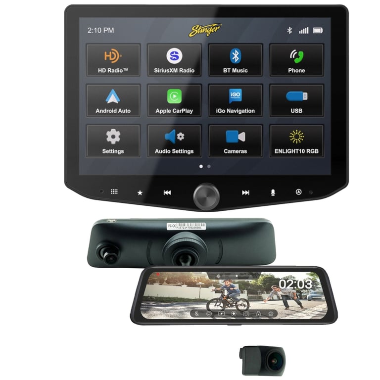 Stinger IX210 with Front and Backup Camera Image 1