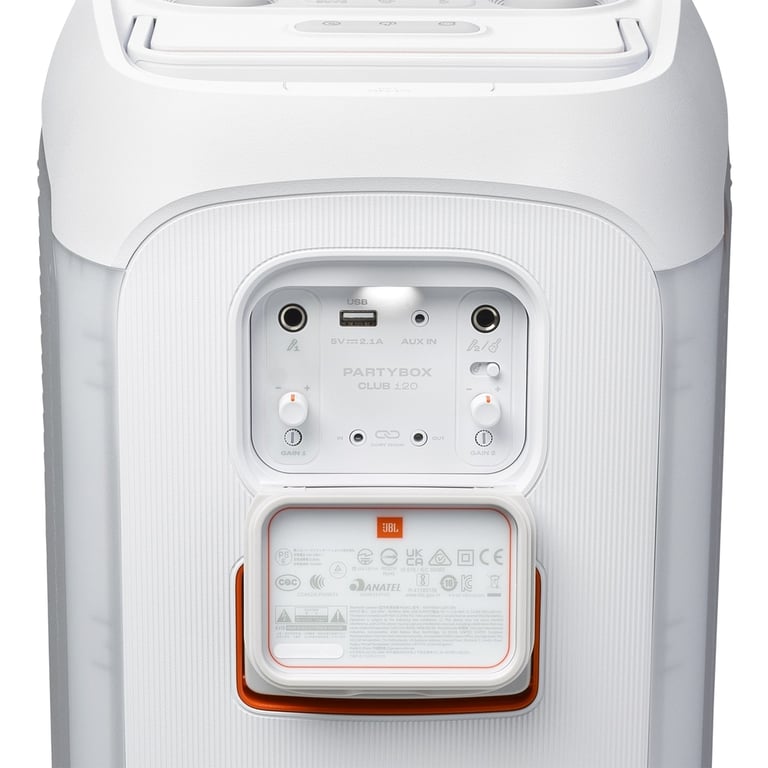 JBL PartyBox Club 120 (JBLPBCLUB120SWAM) (White) Image 10