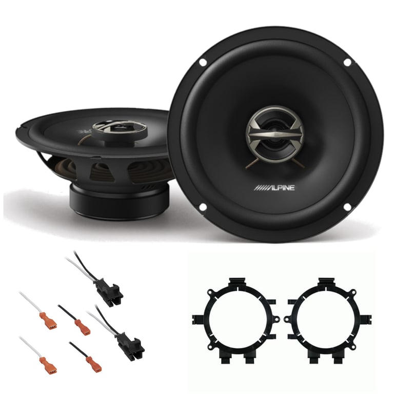 Alpine E Series Front Door Factory Speaker Replacement Package Image 1