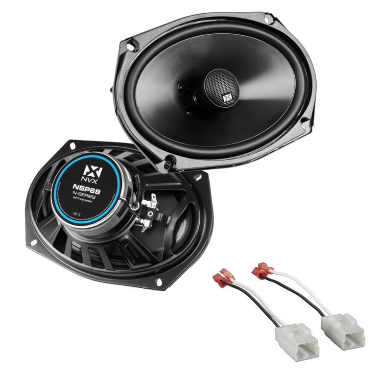NVX Front N-Series Speaker Upgrade Kit for 2011-2024 Jeep Grand Cherokee Image 1
