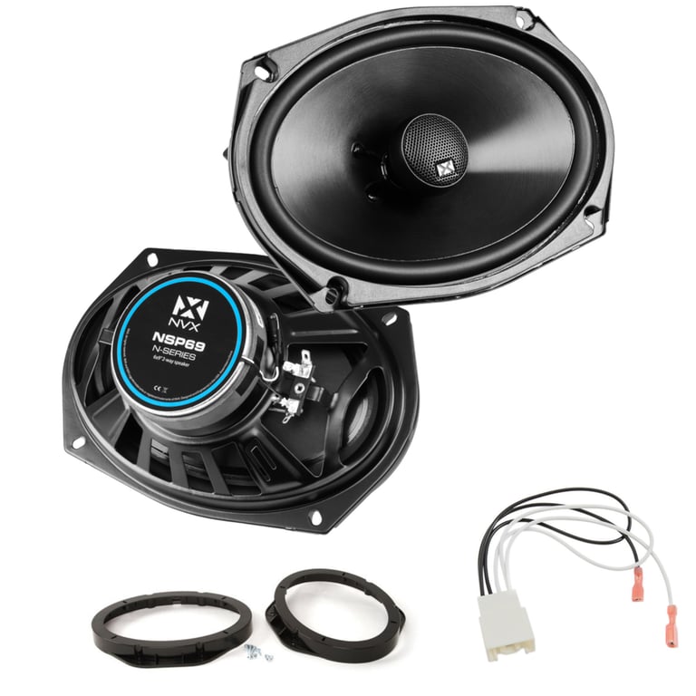 NVX Front N-Series Speaker Upgrade Kit for 2015-2024 Ford F-150 Image 1