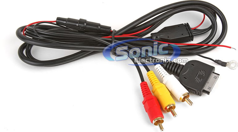 1PR3 - Universal iPod Adapter to RCA A/V Connection Cable w/ Charging Capabilities Image 1