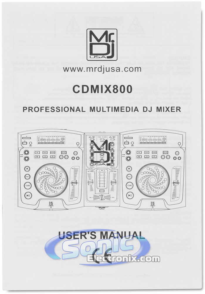 Mr DJ CDMIX800 Image 9